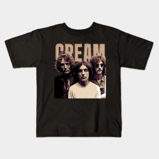 CREAM // brown vintage Kids T-Shirt